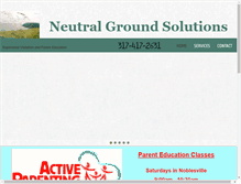 Tablet Screenshot of neutralgroundsolutions.com